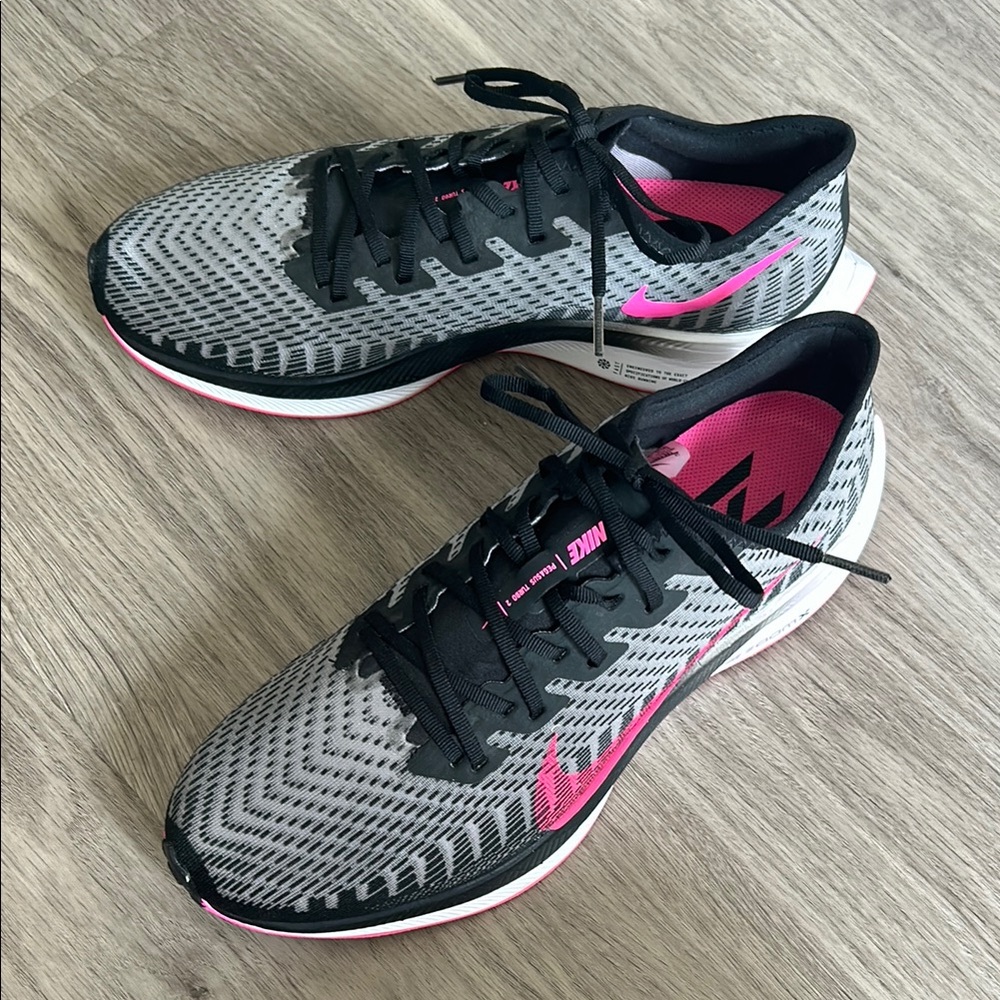 Nike Men's Zom Pegasus Turbo 2 Black/Pink Blast Sneakers